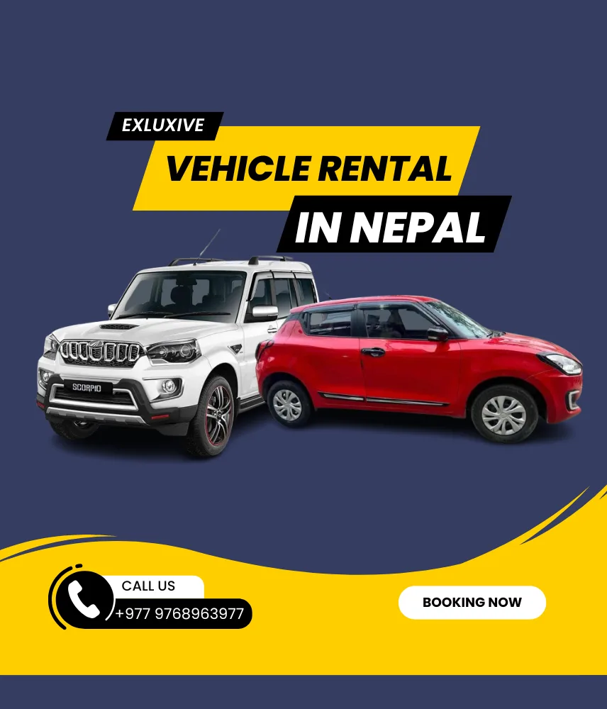 Rent in Nepal vehicle rental fleet and team