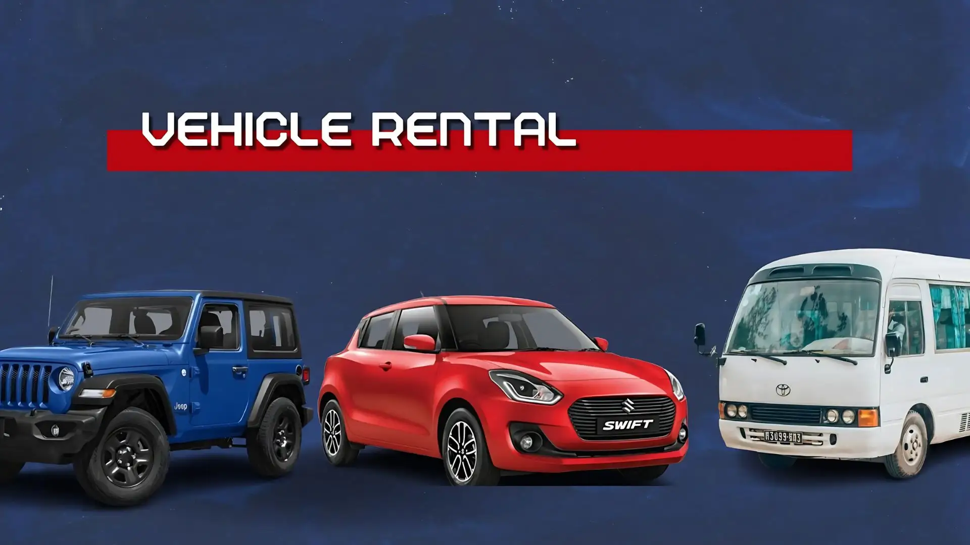 Types of Vehicles for Rent in Kathmandu