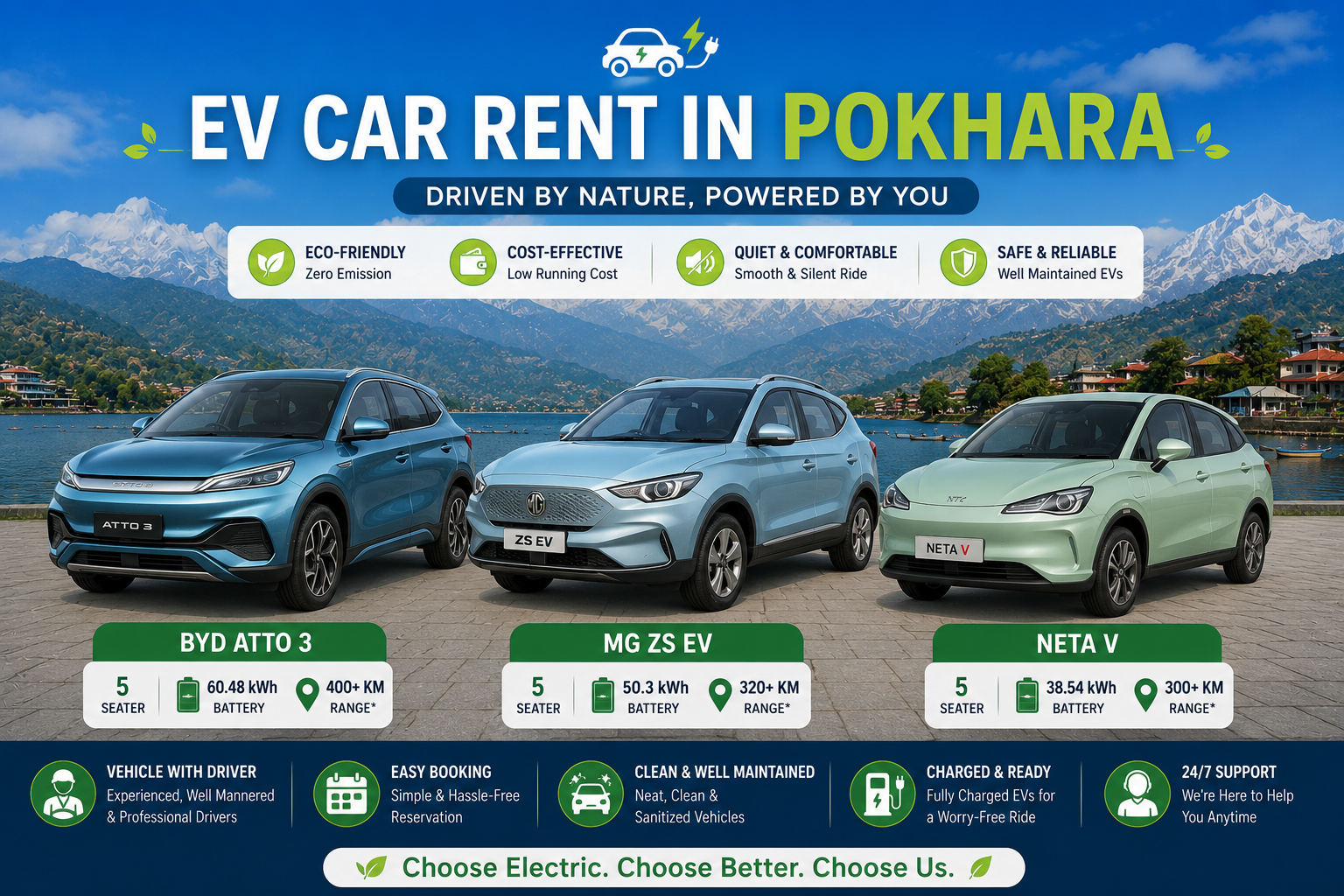 rent electric vehicle in pokhara